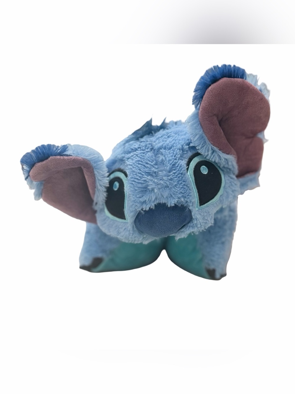 Disney Lilo & Stitch Pillow Pet Plush 18” Blue Folding Pillow Authentic
